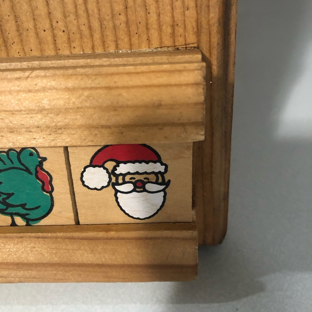 Vintage Wooden Perpetual Calendar Noah's Ark - Picture 16 of 16